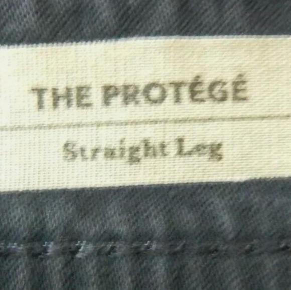 AG Adriano Goldschmied Protege Navy Sueded Pants - Picture 4 of 4